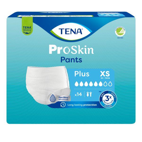TENA PANTS PLUS XSMALL 50-70CM (14X4)