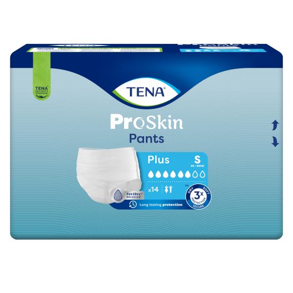 TENA PANTS PLUS SMALL 63-85CM (14/PK X 4PK)
