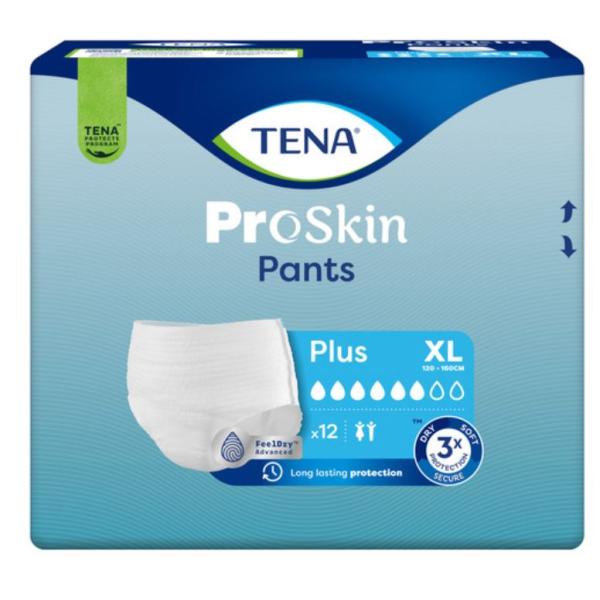 TENA PANTS PLUS X LARGE 120-160CM (12X4) **
