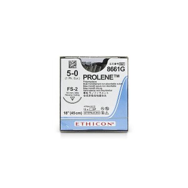 SUTURE POLYPROPYLENE 5/0 ETHICON 19MM  FS-2   12s