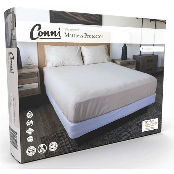 MATTRESS PROTECTOR CONNI W/PROOF FITTED DOUBLE