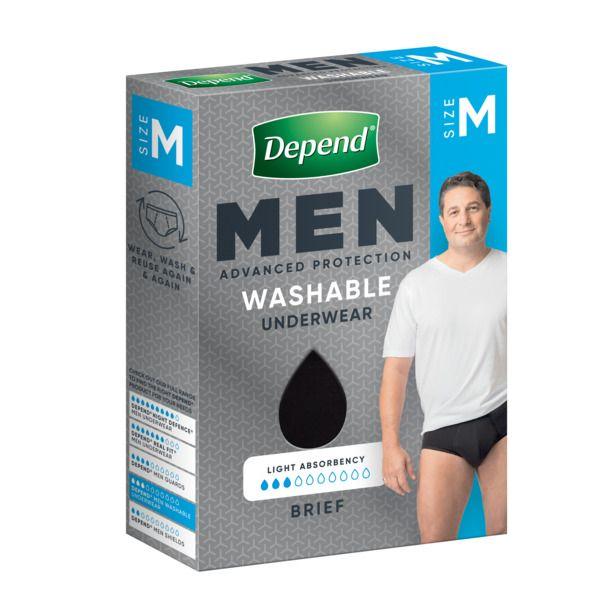 DEPEND MEN WASHABLE UNDERWEAR MEDIUM (6)