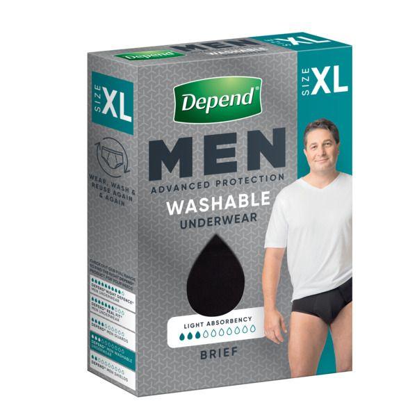 DEPEND MEN WASHABLE UNDERWEAR X-LARGE (6)