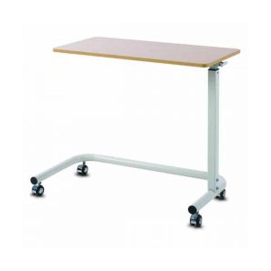 TABLE OVER BED GAS LIFT BEECH TOP                