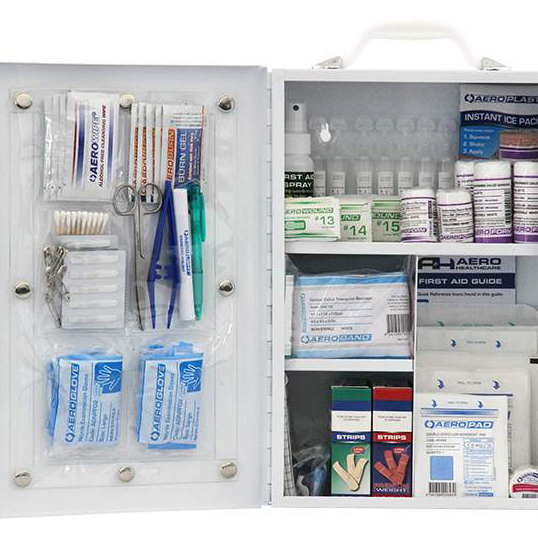 FIRST AID KIT OFFICE 146 PIECE METAL CASE