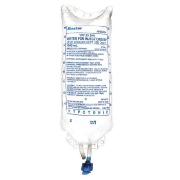 WATER FOR INJECTION 1L IV STERILE BAXTER