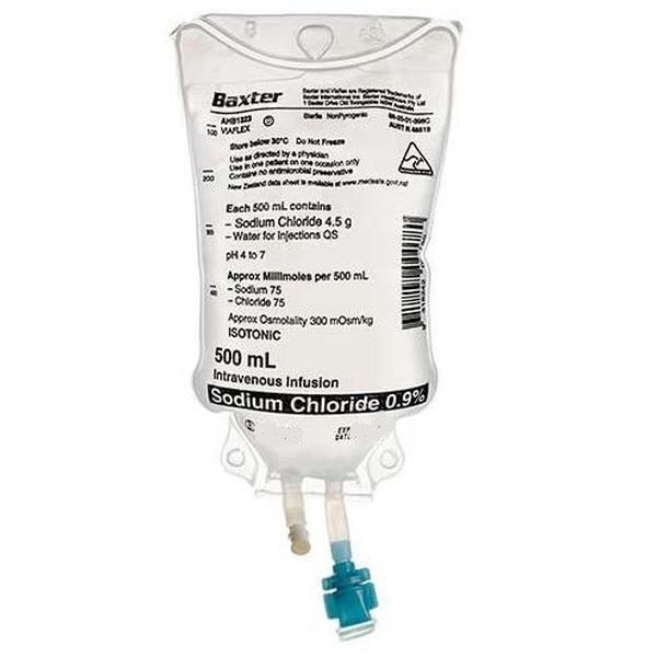 SODIUM CHLORIDE 0.9% 500ML VIAFLEX IV SOLN       