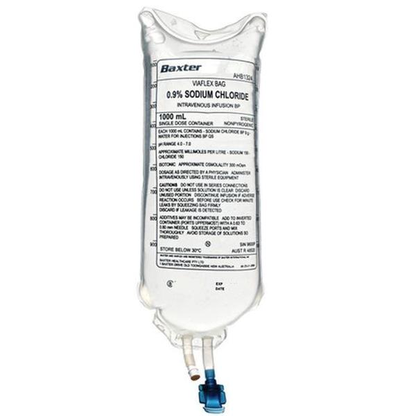 SODIUM CHLORIDE 0.9% 1000ML VIAFLEX IV SOLN      