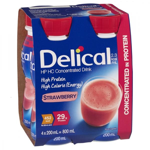 DELICAL CONCENTRATE STRAWBERRY 200ML (24)