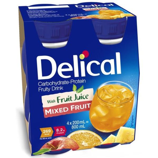 DELICAL FRUITY DRINK MIXED FRUIT 200ML (24)