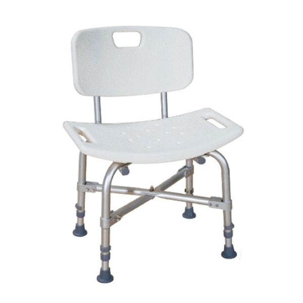 SHOWER CHAIR W/OUT ARMS 225KG HEIGHT ADJUST.