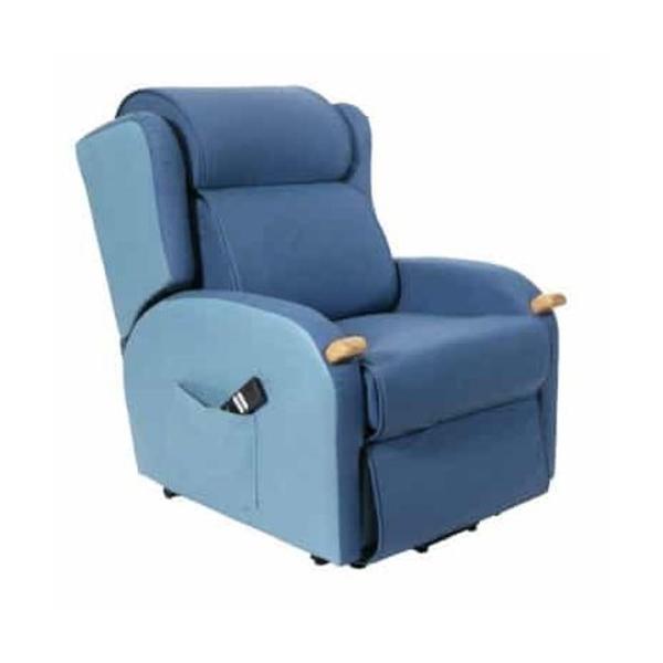 LIFT AND RECLINE CHAIR AIRLIFT BLUE DUAL MOTOR