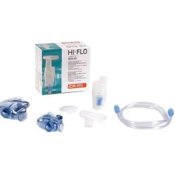 NEBULISER CA-MI MASK SET W/TUBE; NEB & MOUTHPIECE