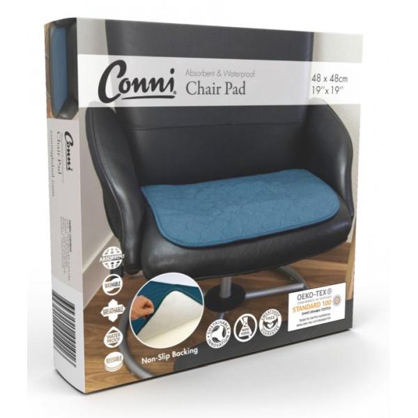 CHAIR PAD CONNI TEAL BLUE SMALL 48CM X 48CM      