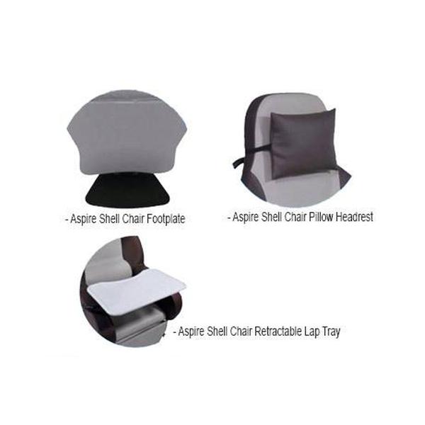 ASPIRE SHELL CHAIR FOOTPLATE / FOOTREST