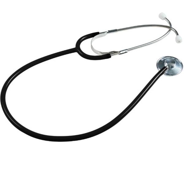 STETHOSCOPE SPIRIT NURSE GRANDEUR S/HEAD BLACK   