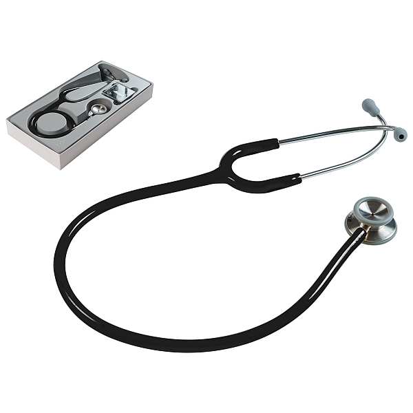 STETHOSCOPE SPIRIT DELUXE PAEDIATRIC BLACK