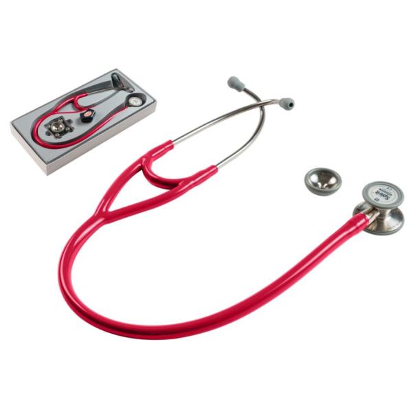 STETHOSCOPE SPIRIT DELUX CARDIOLOGY D/HEAD BURGUN