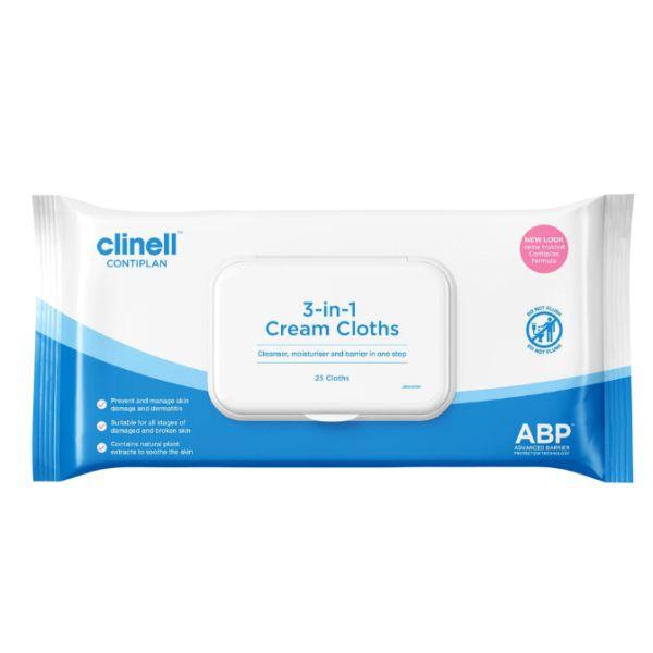 CONTIPLAN 3-IN-1 CREAM CLOTHS (25)