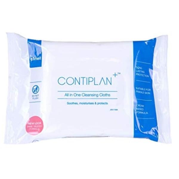 CONTIPLAN BARRIER WIPES CONTINENCE (8)