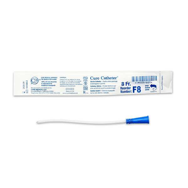 CATHETER FEMALE FG8 CURE UNCOATED 15CM (30)