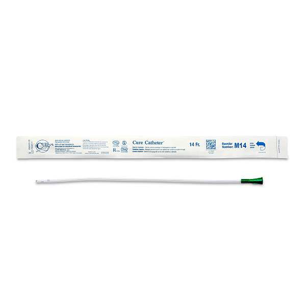 CATHETER MALE FG14 CURE UNCOATED 40CM (30)