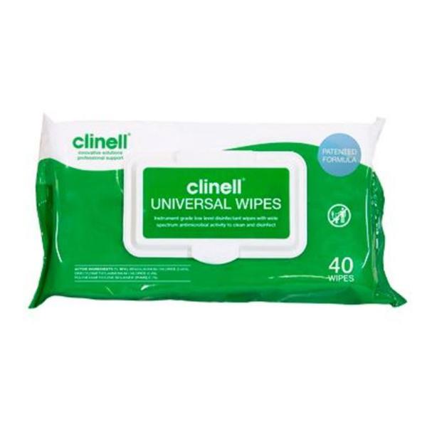 WIPES CLINELL UNIVERSAL SANITISING PACK 40s (24) 