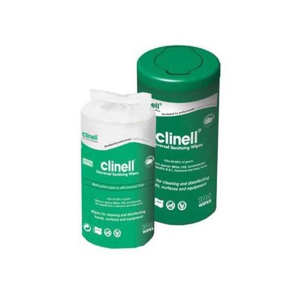 WIPES CLINELL UNIVERSAL SANITISING REFILL (100)
