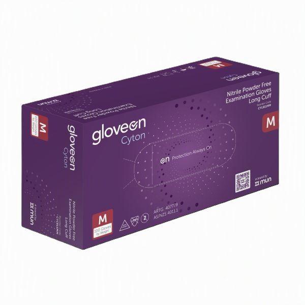 GLOVE CYTON NITRILE P/F MEDIUM PURPLE (100)      