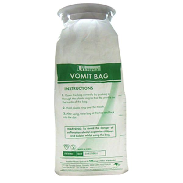 EMESIS VOMIT BAG 1.5L PLASTIC UNIVERSAL (50)