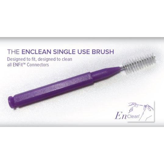 ENCLEAN SINGLE USE ENFIT CLEANING BRUSH (100)