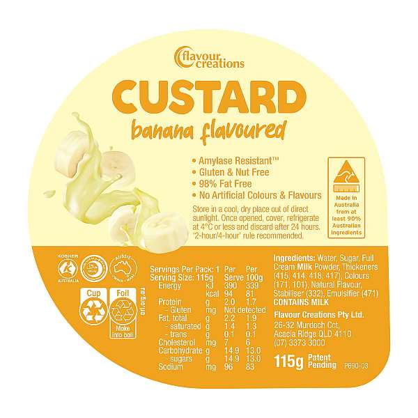 FC NOURISH CUSTARD BANANA 115G (12)