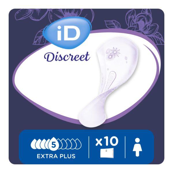 ID DISCREET LIGHT EXTRA PLUS PAD 539ML (10)