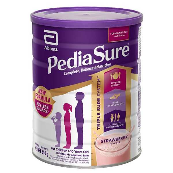 PEDIASURE POWDER 850G STRAWBERRY