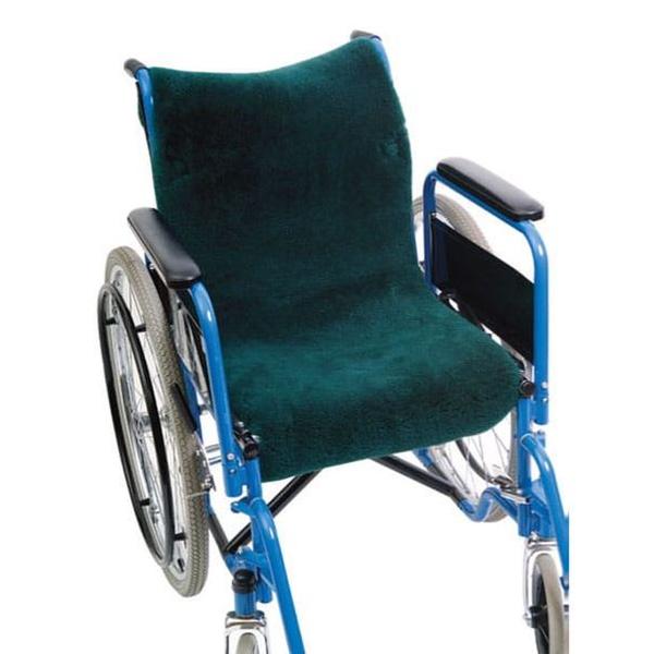 SHEEPSKIN WHEELCHAIR COVER DARK GREEN            