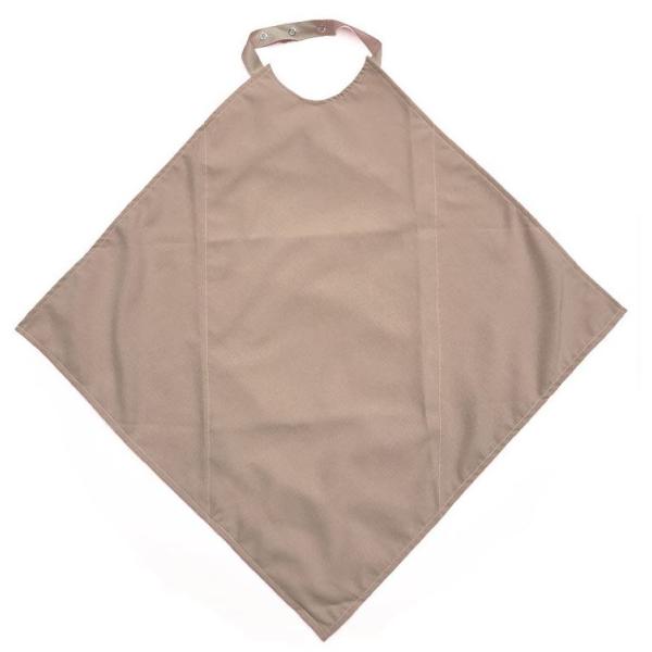ADULT NAPKIN CLOTHING PROTECTOR BEIGE            