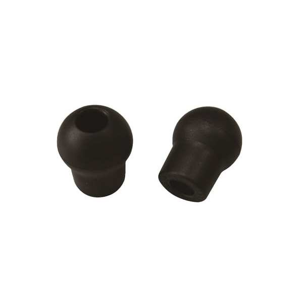 STETHOSCOPE EARTIPS SOFT SPIRIT LGE BLACK THREAD