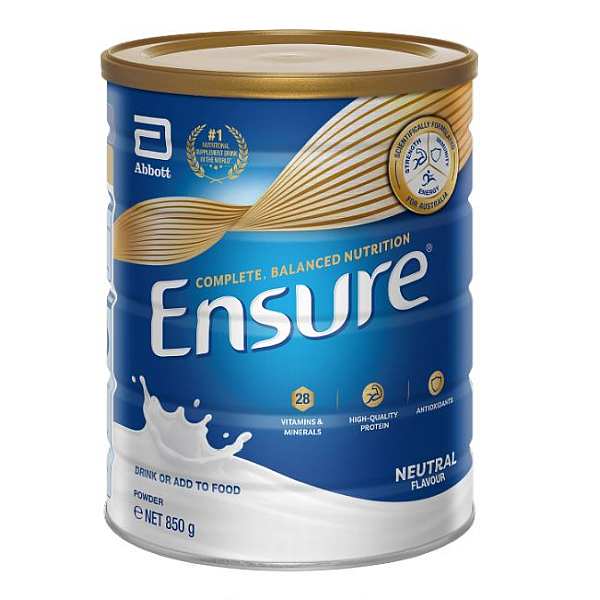 ENSURE POWDER 850GM TIN NEUTRAL .