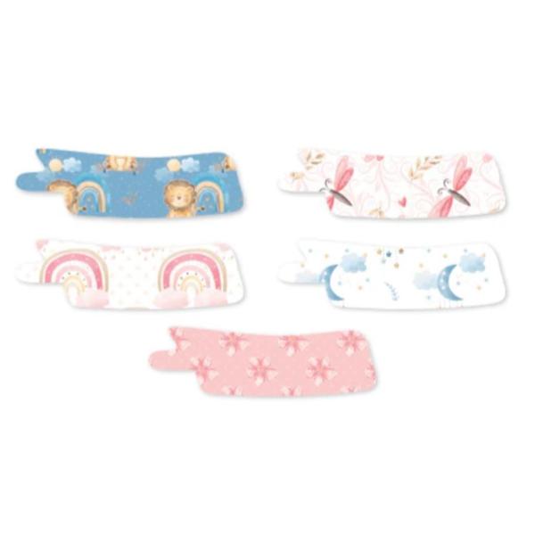 SIMPLE PATCHES RAINBOW MIXED RIGHT & LEFT (10)