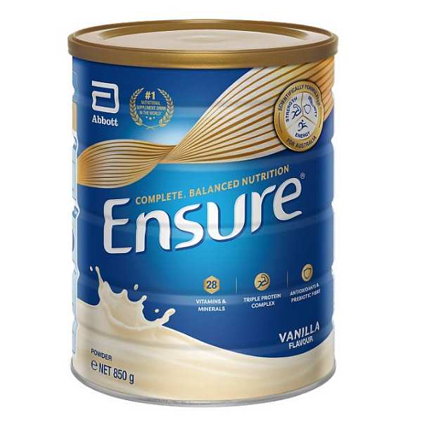 ENSURE POWDER 850GM TIN VANILLA