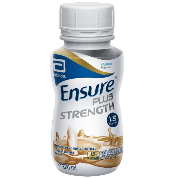 ENSURE PLUS STRENGTH COFFEE BOTTLE 220ML(30)