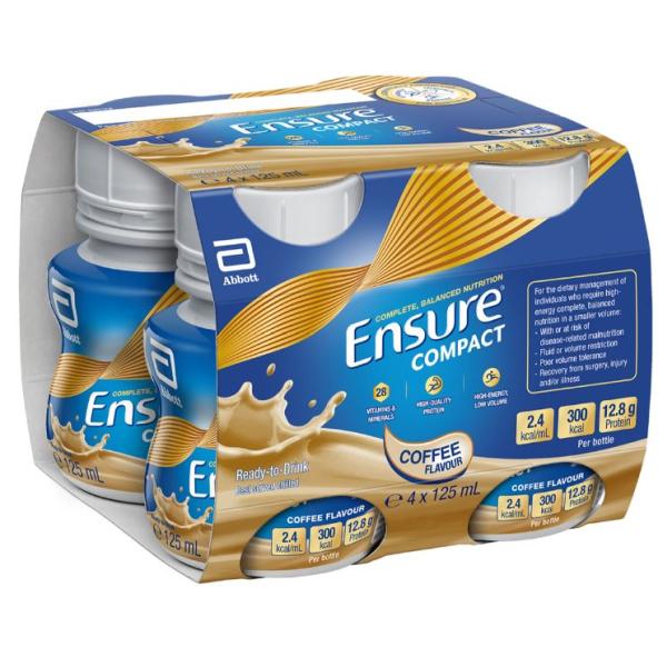 ENSURE COMPACT COFFEE 125ML (4)