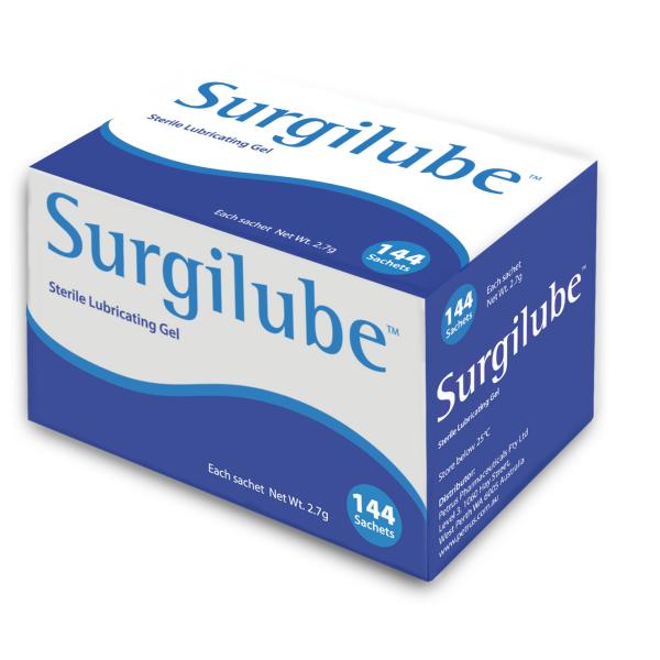 LUBRICATING GEL 2.7G SURGILUBE STERILE (144)