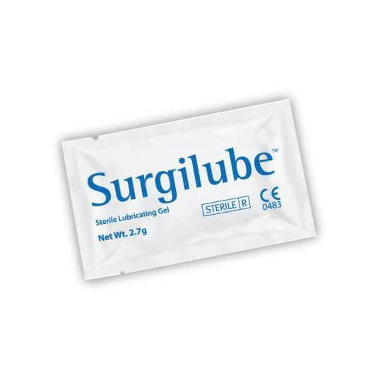 LUBRICATING GEL 2.7G SURGILUBE STERILE (144)