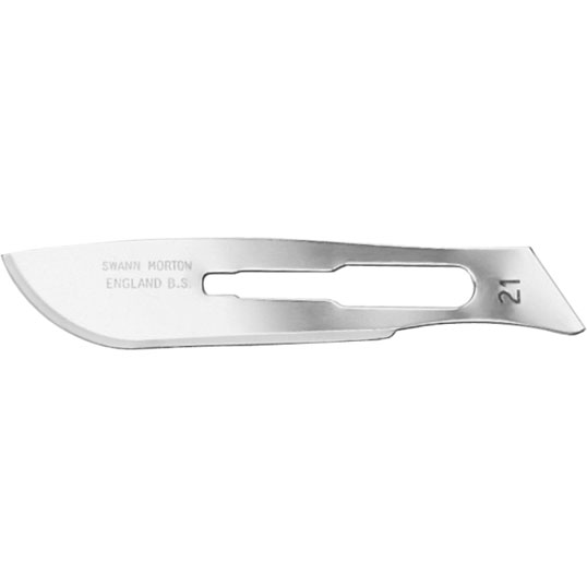 SCALPEL BLADE #21  100's SWANN MORTON