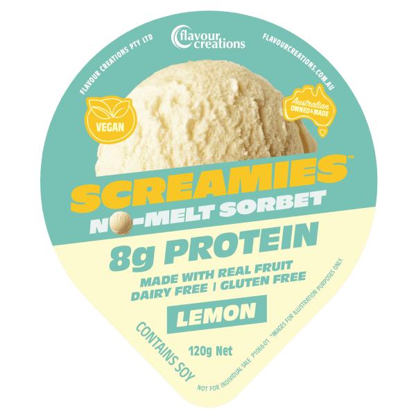 FC SCREAMIES LEMON SORBET 120G (12)