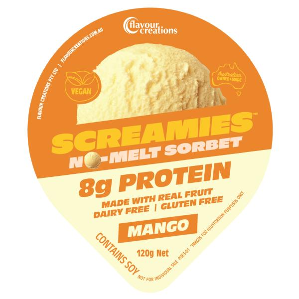 FC SCREAMIES MANGO SORBET 120G (12)