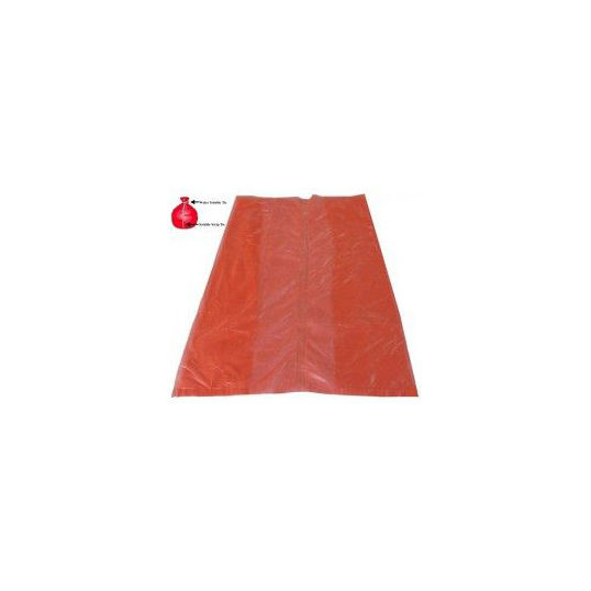 BAG SOLUBLE SEAM 720 X 990MM RED (200)           
