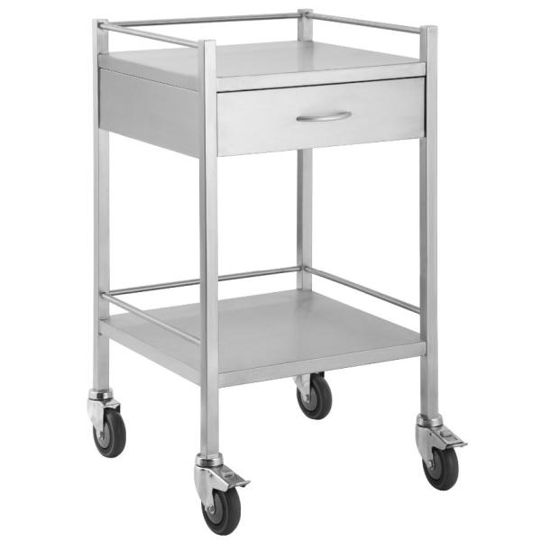 TROLLEY SINGLE S/S 1 DRAWER 50X50X90CM           