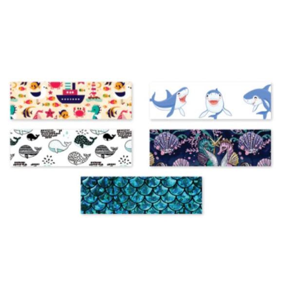 SIMPLE TUBE TAPE UNDER THE SEA MIXED DESIGNS(5)